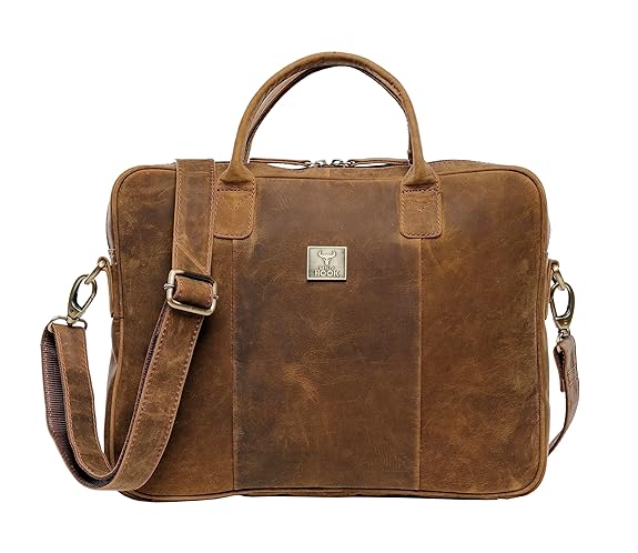 WILD HOOK Full Grain Leather Briefcases