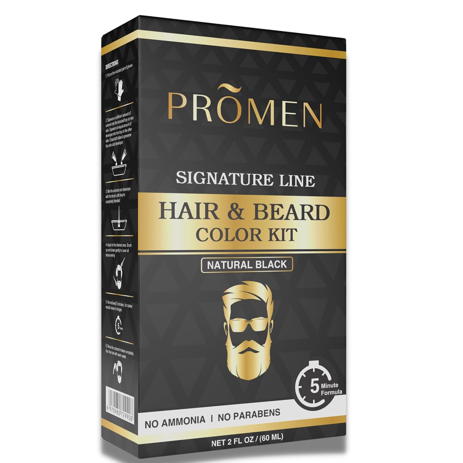 PROMEN Hair & Beard Color Kit