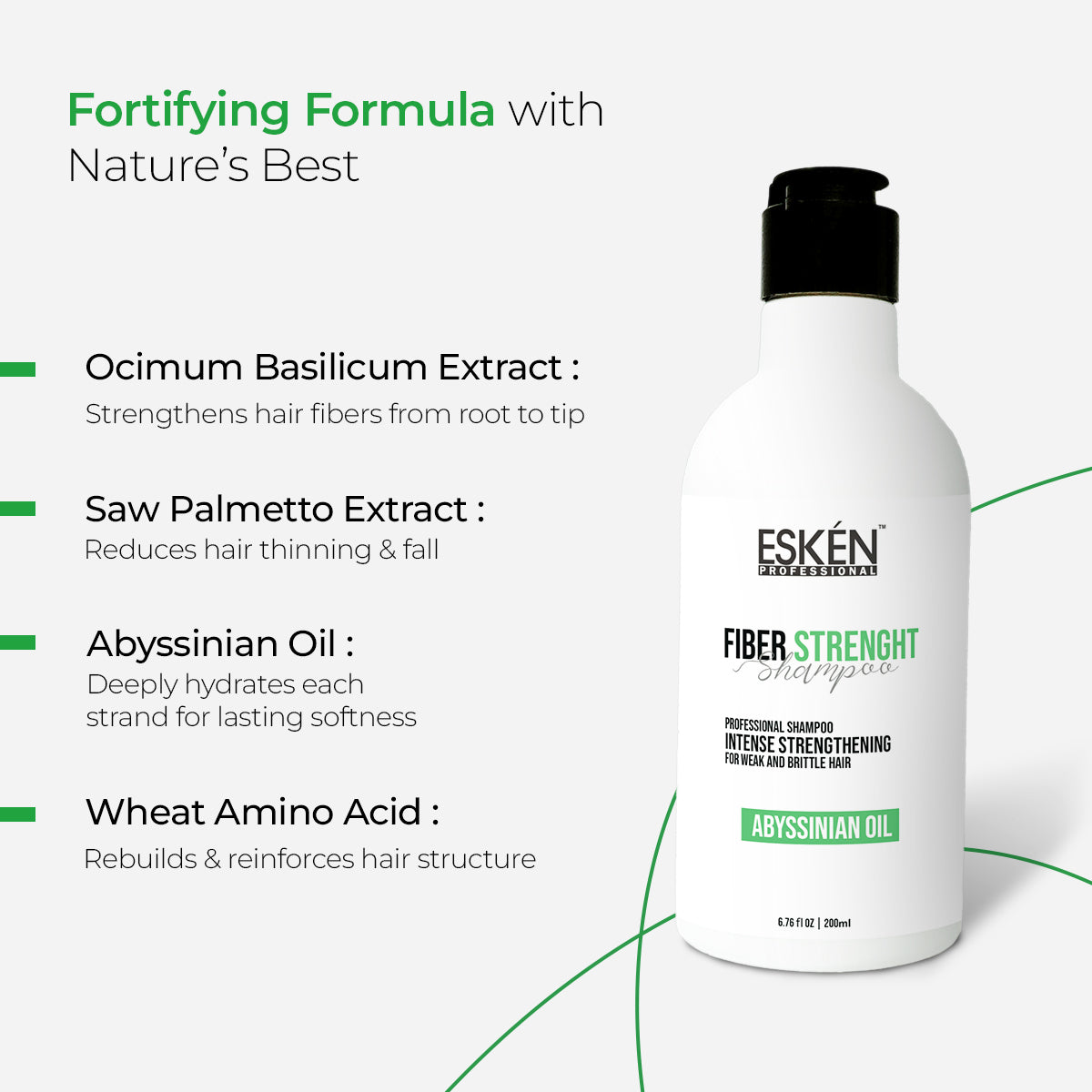 Eskén Professional Fiber Strenght Shampoo