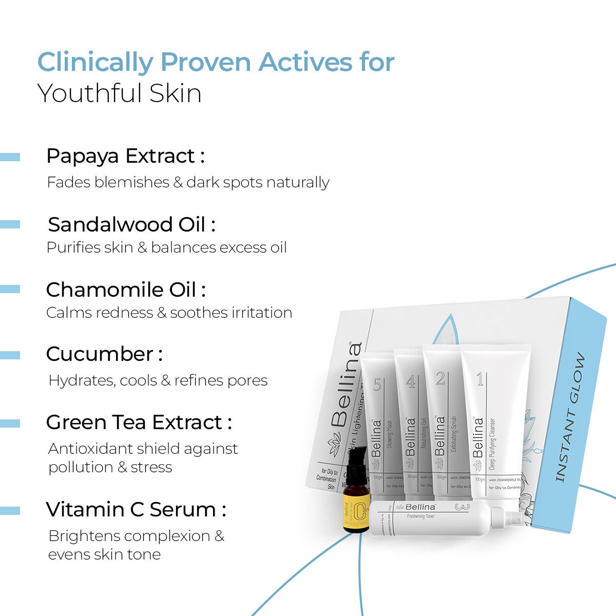 Bellina Skin Lightening Therapy  (Oily to Combination Skin)