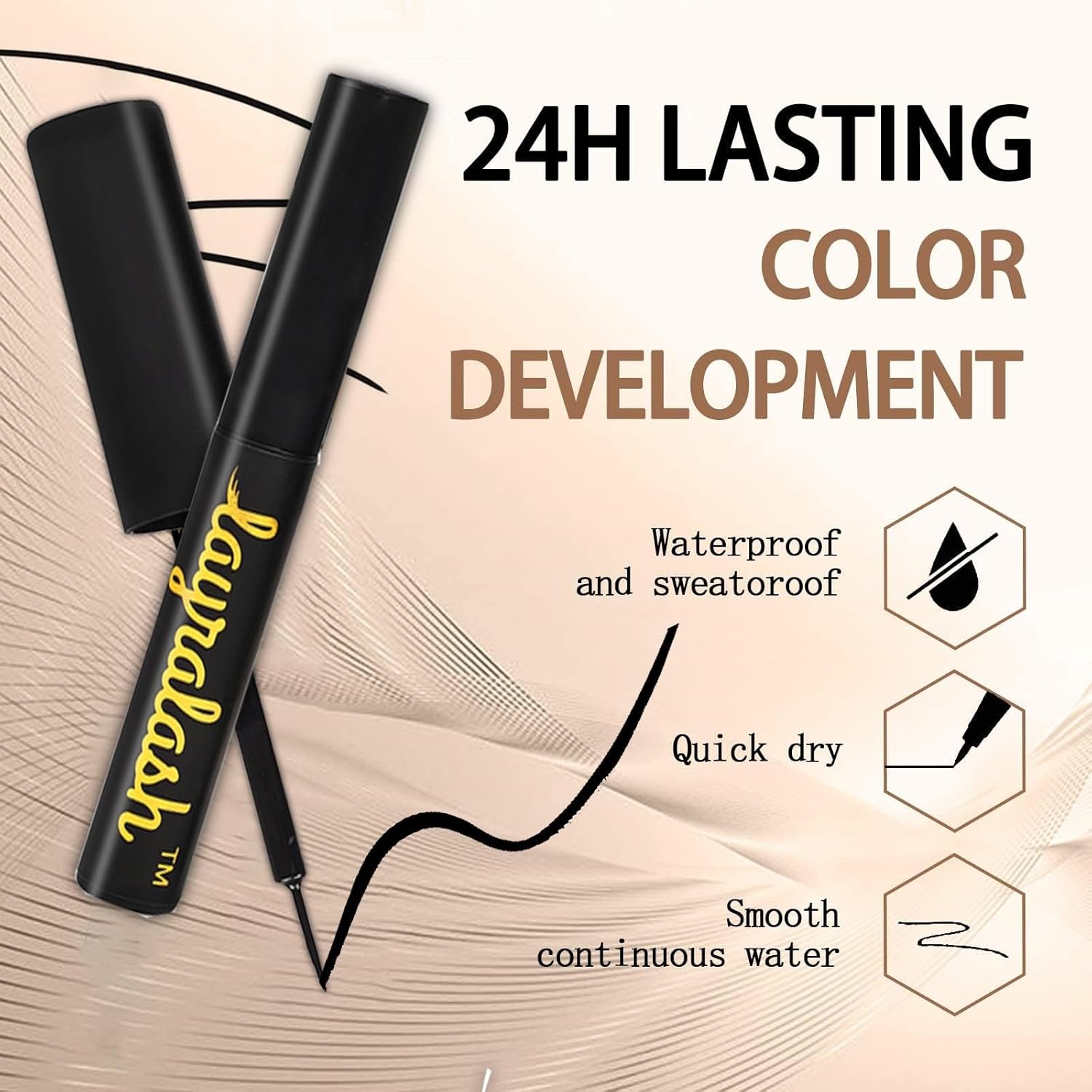 Layralash Magnetic Liquid  Eyeliner - Black