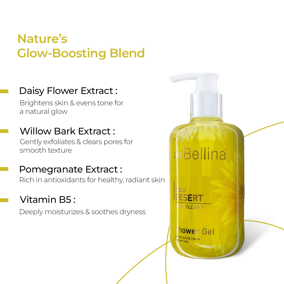 Bellina Gold Desert Shower Gel