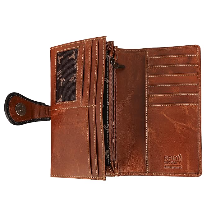 Wild Hook Genuine Leather Wallet for Women