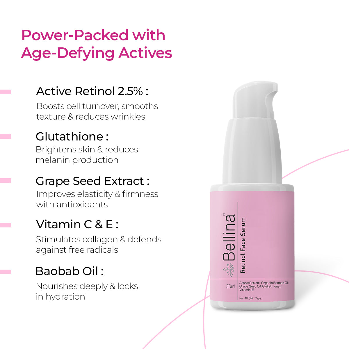 Bellina Retinol Face Serum