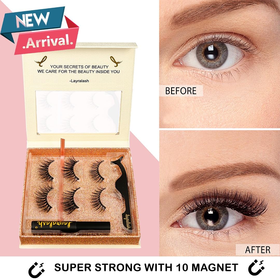 Layralash Magnetic Eyelashes- Hotties Kit