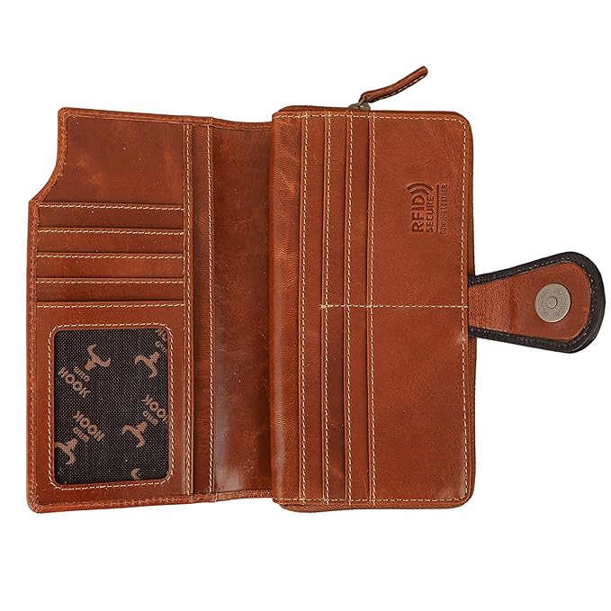Wild Hook Genuine Leather Wallet for Women