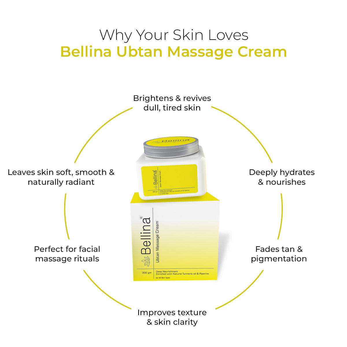 Bellina Ubtan Massage Cream
