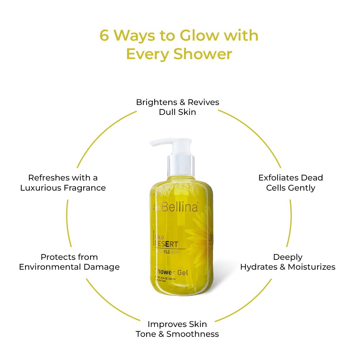 Bellina Gold Desert Shower Gel