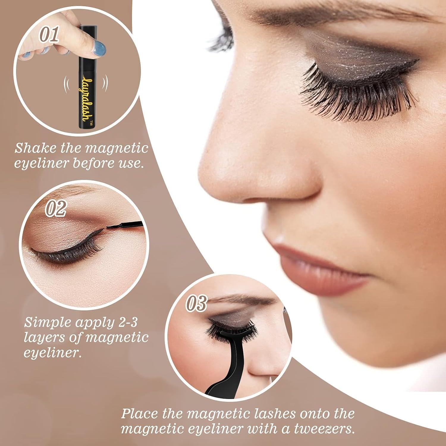 Layralash Magnetic Eyelashes- Hotties Kit