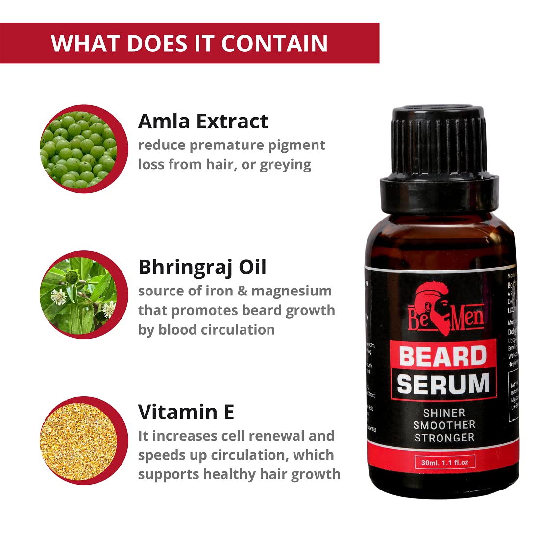 Bemen Beard Serum Shiner For Men