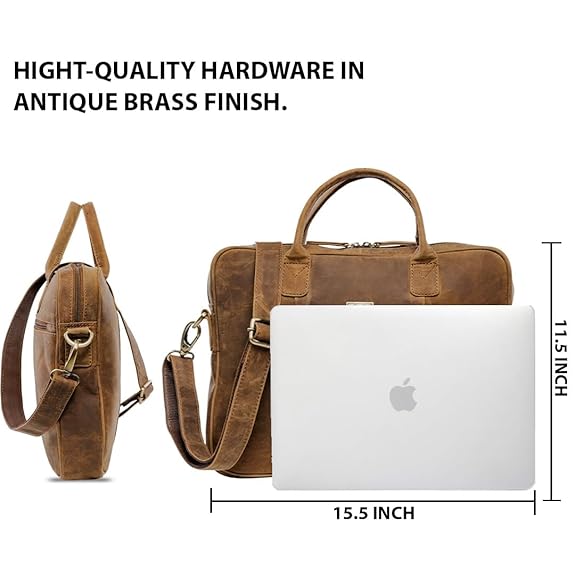 WILD HOOK Full Grain Leather Briefcases