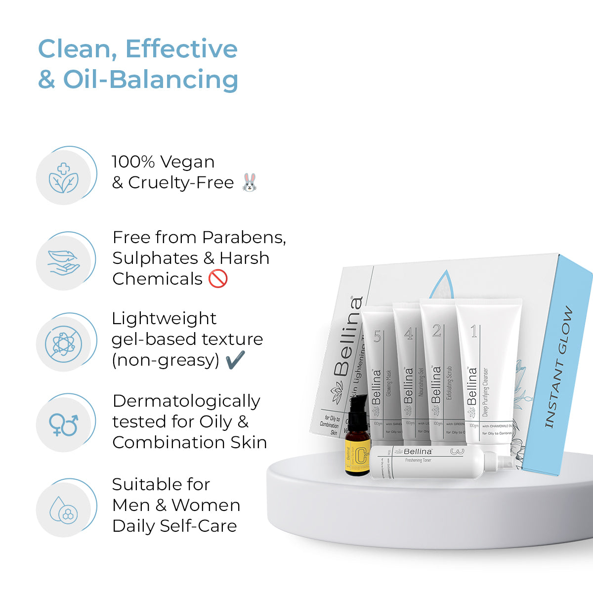 Bellina Skin Lightening Therapy  (Oily to Combination Skin)