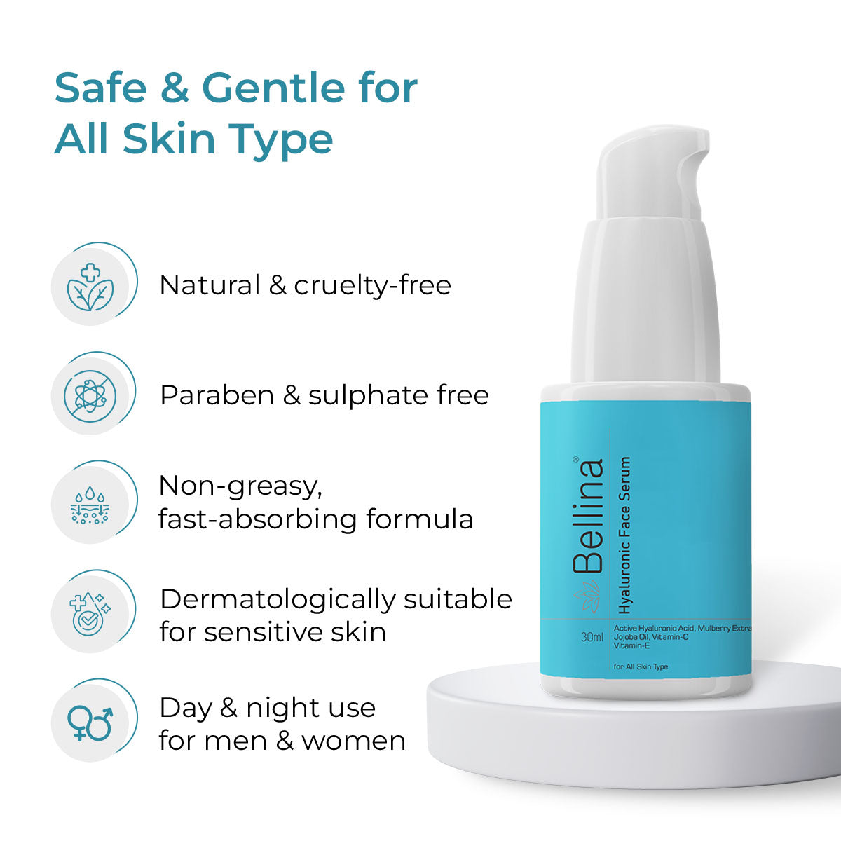 Bellina Hyaluronic Face Serum