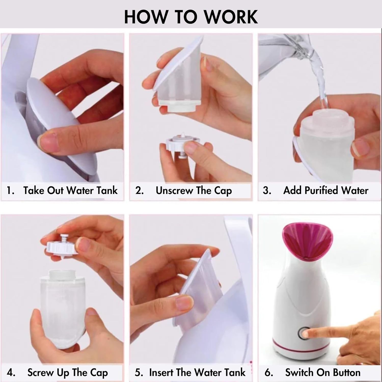 CRAFTARENA 2-in-1 Nano-Ionic Facial Steamer + Cold & Cough Relief