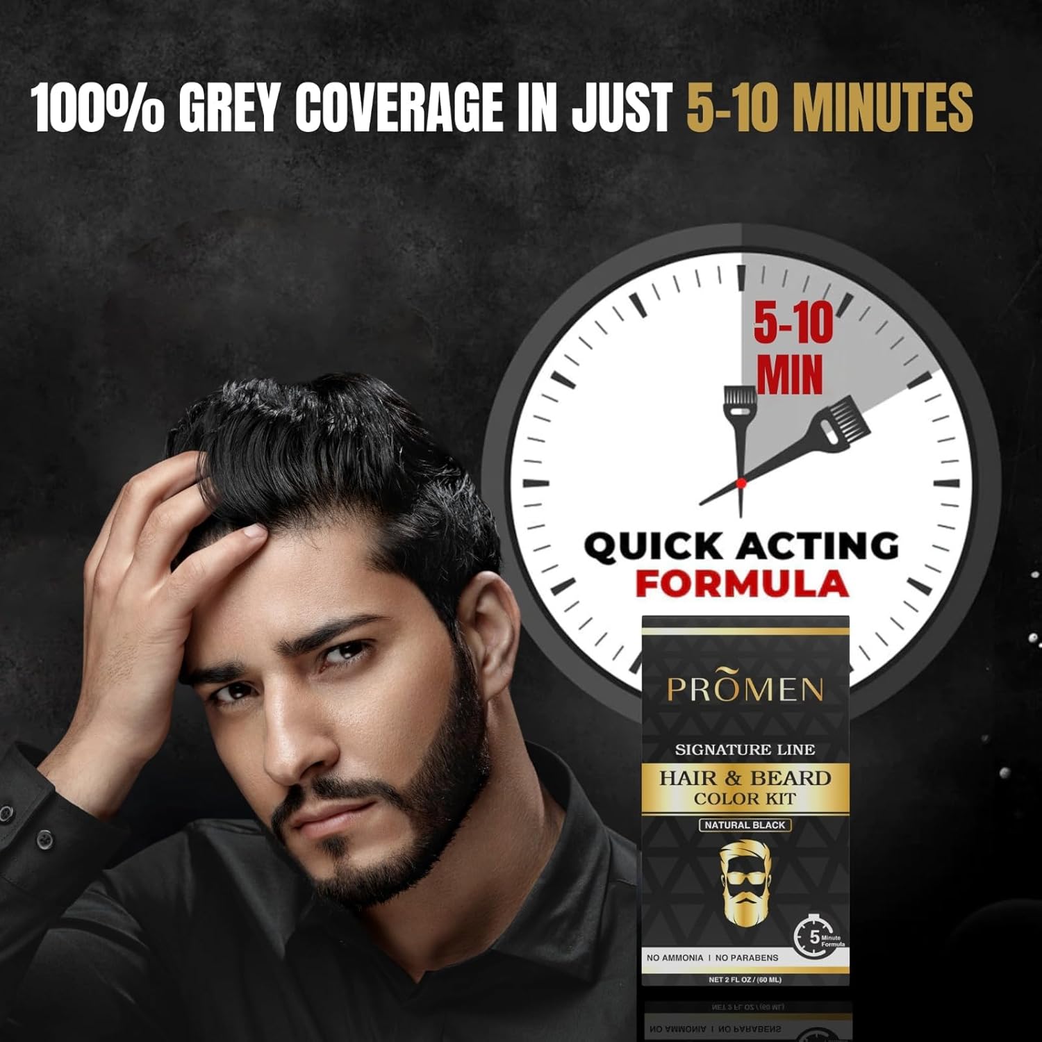 PROMEN Hair & Beard Color Kit