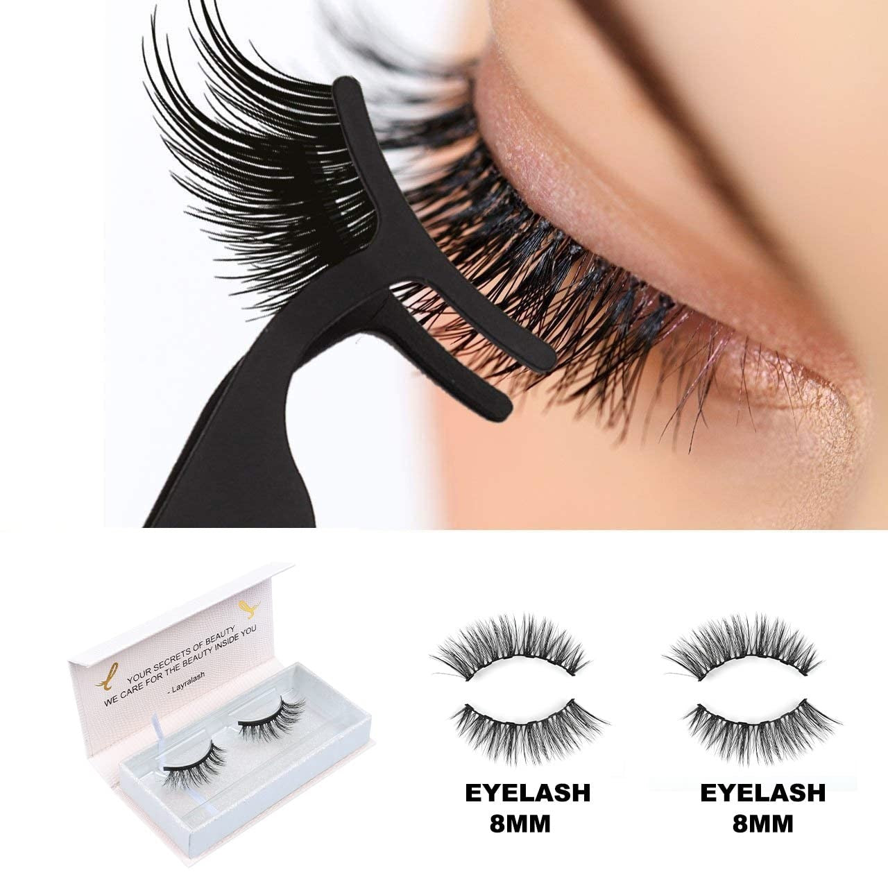 Layralash Magnetic Eyelashes- Holo Kit