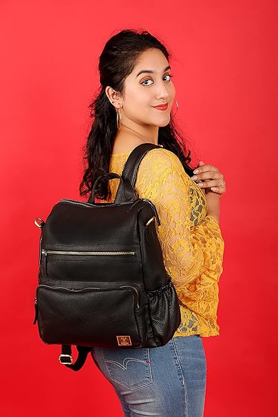 Wild Hook Genuine Leather Backpack For Women