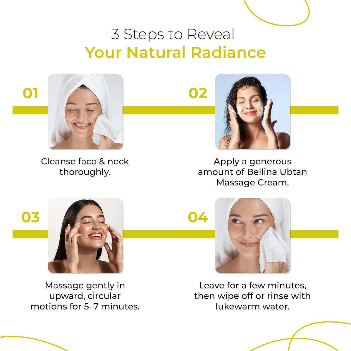 Bellina Ubtan Massage Cream