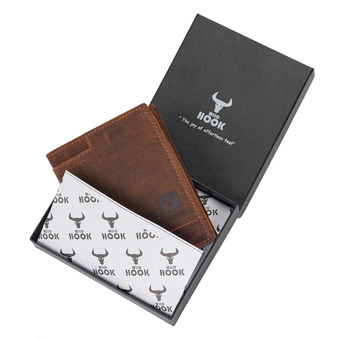 Wild Hook Men’s Vintage Leather Wallet