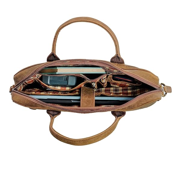 WILD HOOK Full Grain Leather Briefcases