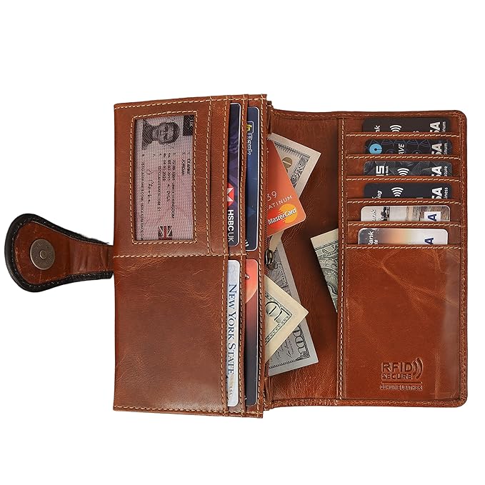 Wild Hook Genuine Leather Wallet for Women