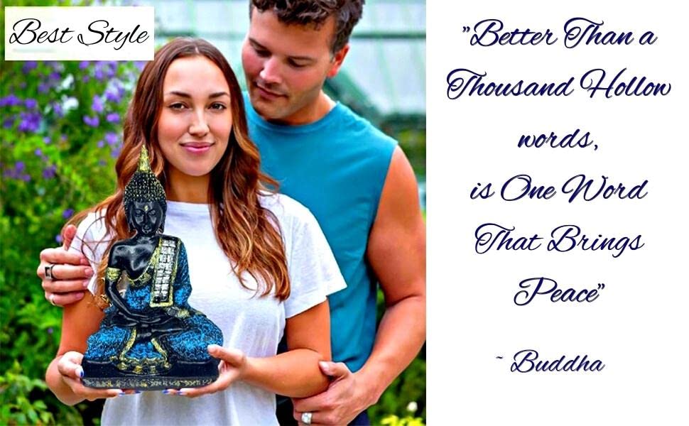 CRAFTARENA Polyresin Meditating Buddha Statue