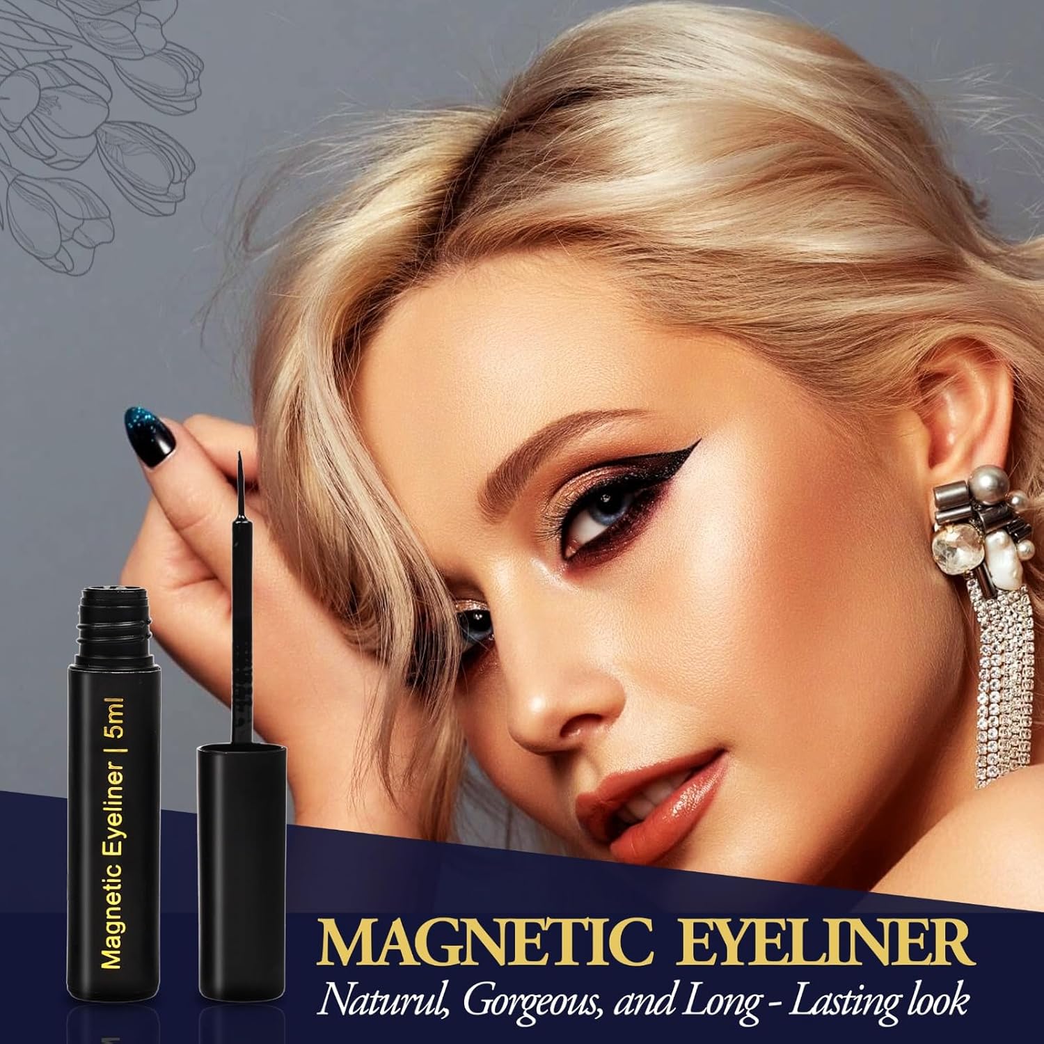 Layralash Magnetic Eyelashes- Colored  Lash Kit