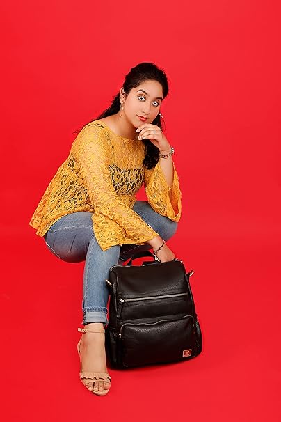 Wild Hook Genuine Leather Backpack For Women