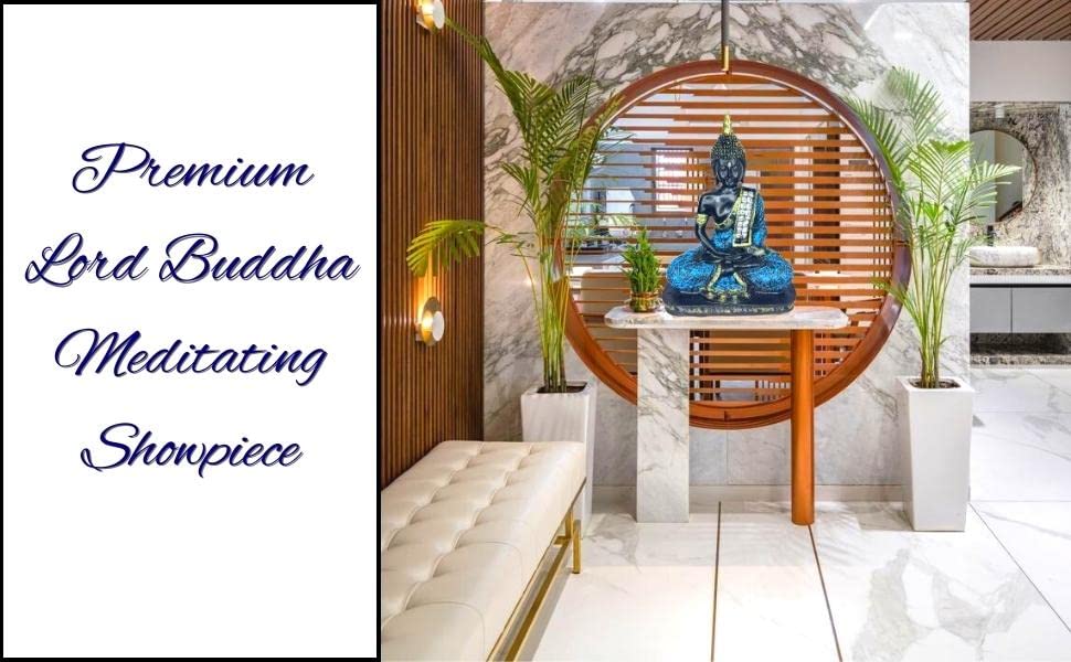 CRAFTARENA Polyresin Meditating Buddha Statue