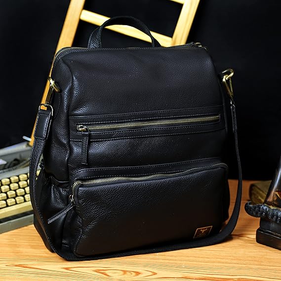 Wild Hook Genuine Leather Backpack For Women