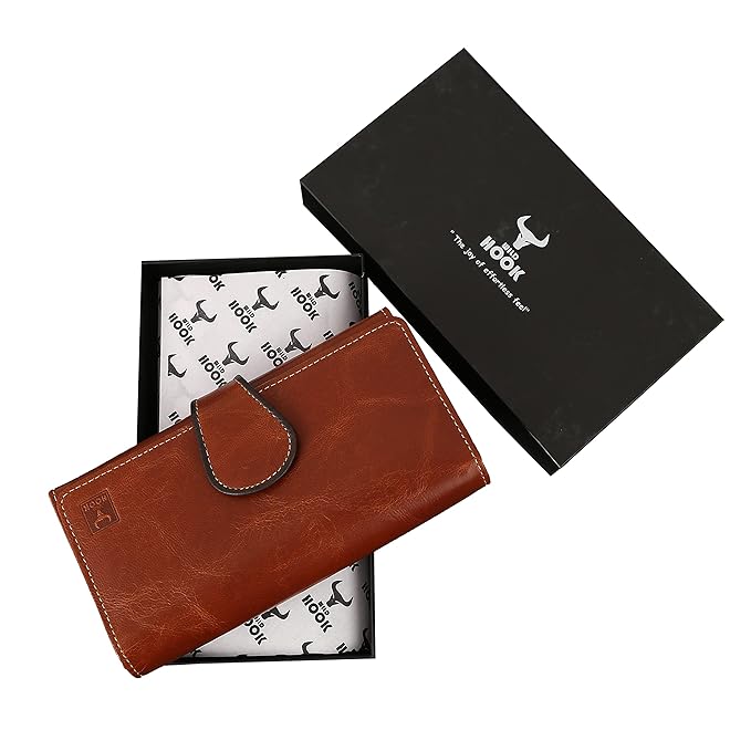 Wild Hook Genuine Leather Wallet for Women