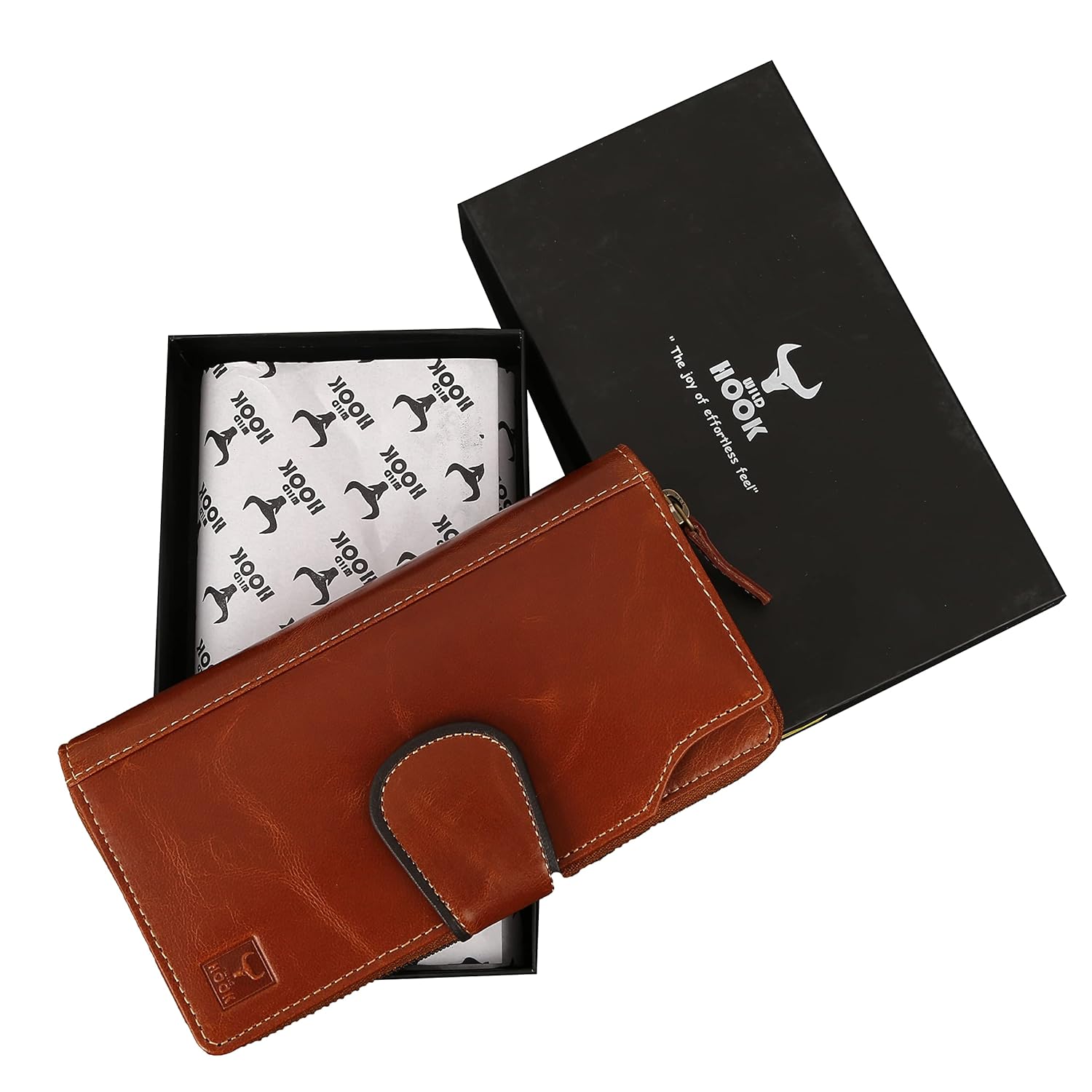Wild Hook Genuine Leather Wallet for Women