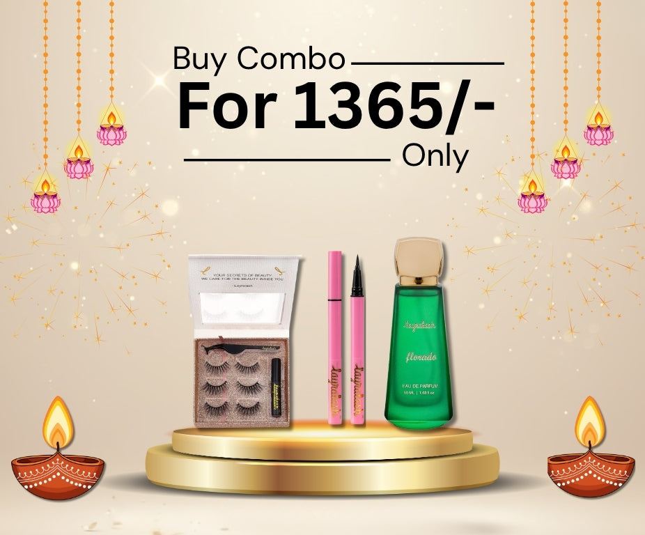 Layralash Hotties Kit + Magnetic Eyeliner + Florado Perfume Combo Set