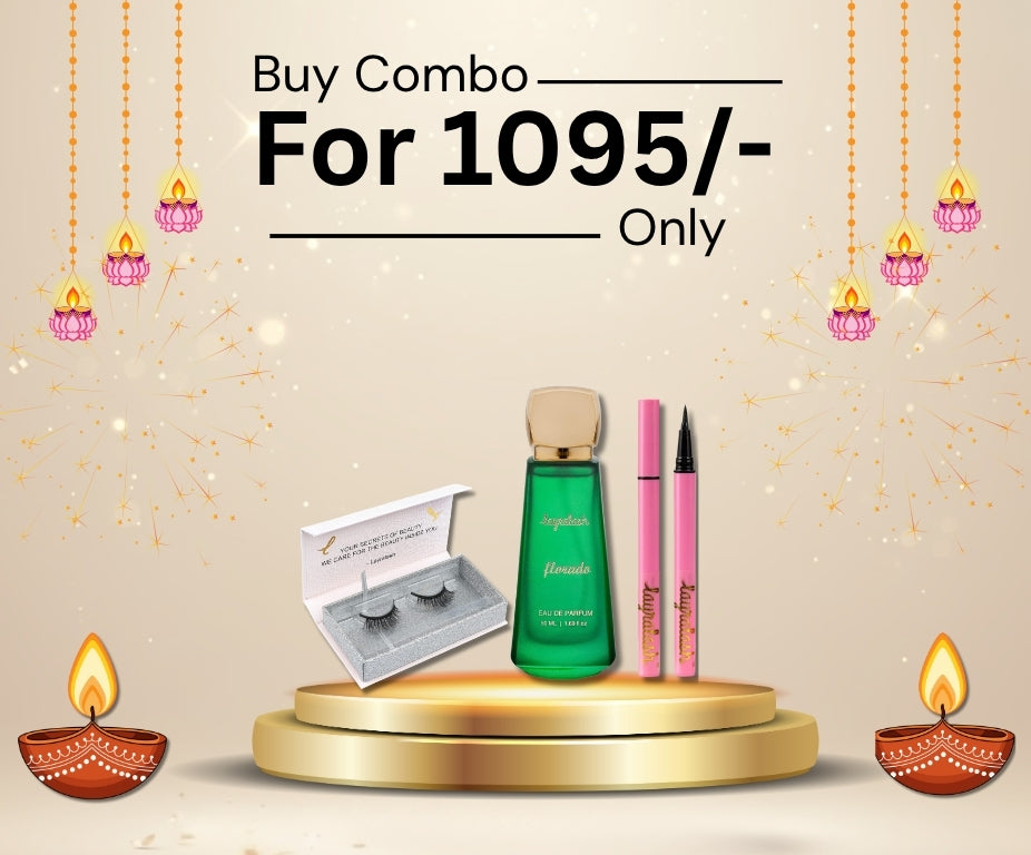 Brat Lashes + Magnetic Eyeliner Pen + Florado Perfume Combo Set