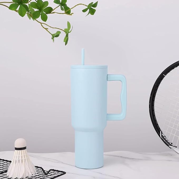 CRAFTARENA 1200ML/40oz Stainless Steel Tumbler with Lid & Straw